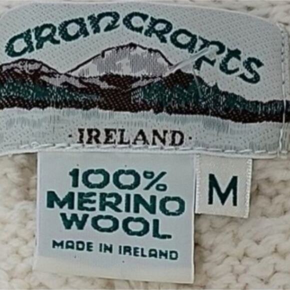 Aran Craft Chunky Merino Wool Sweater - Picture 5 of 8